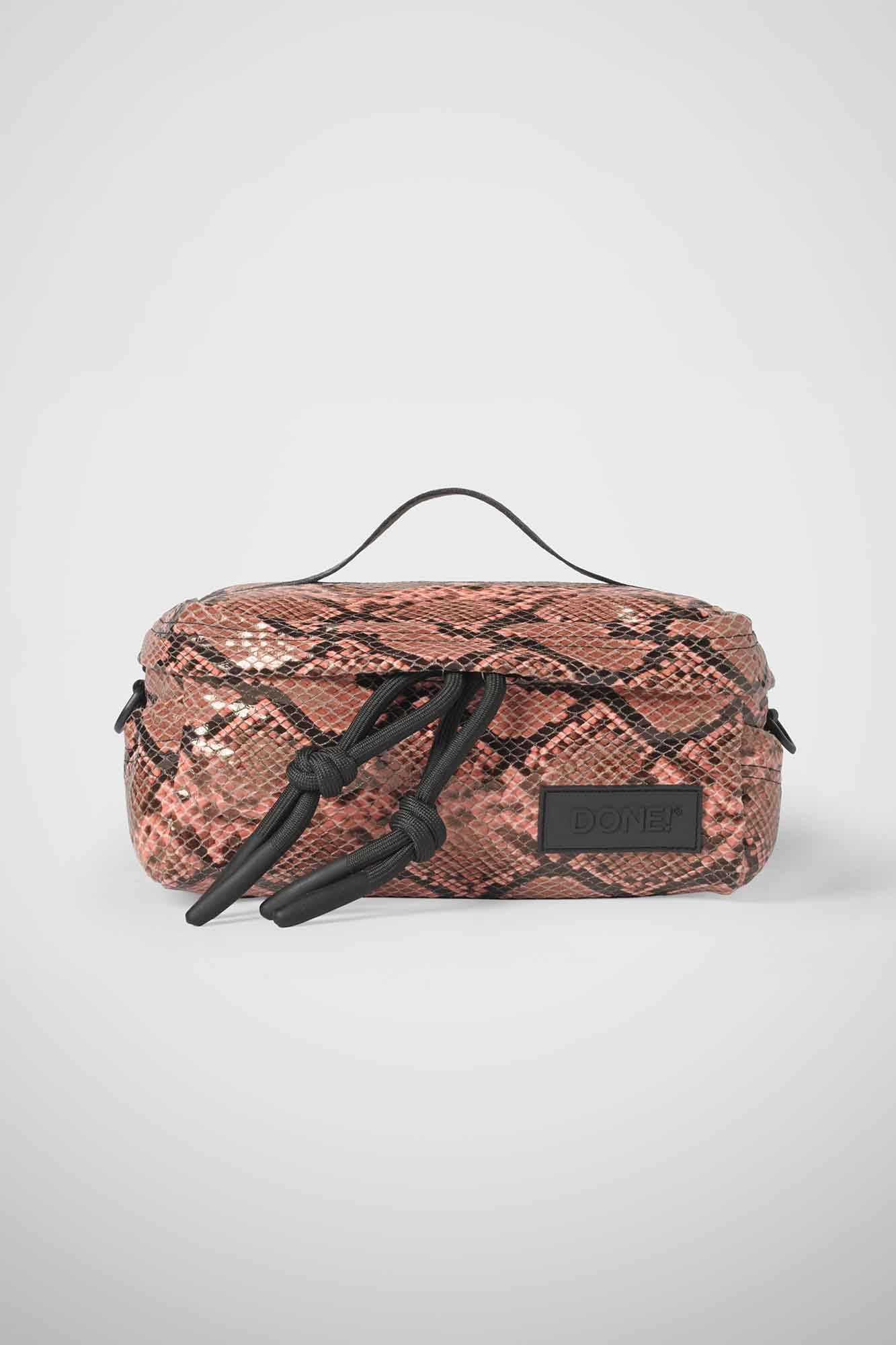 Beauty Bag Stampa pitone rosa