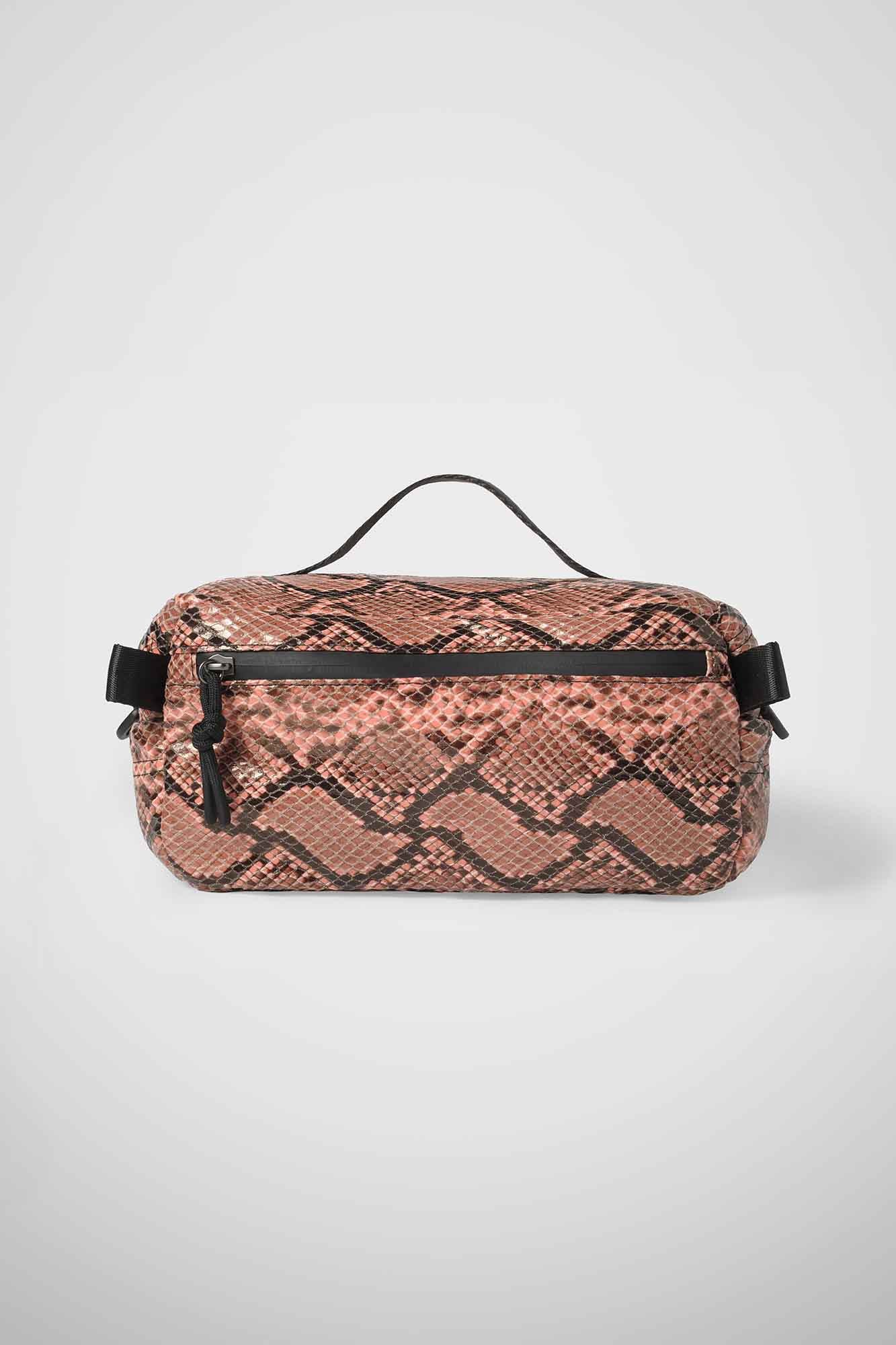 Beauty Bag Stampa pitone rosa