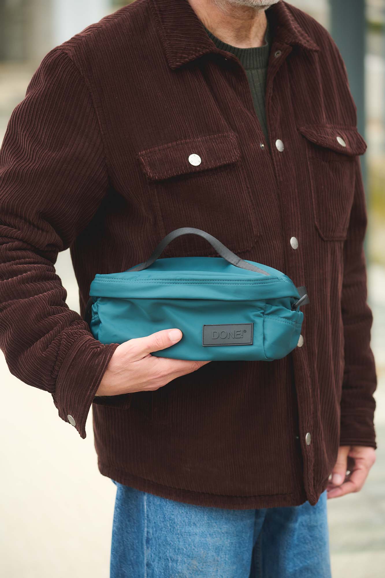 Beauty Bag NYLON Petrolio