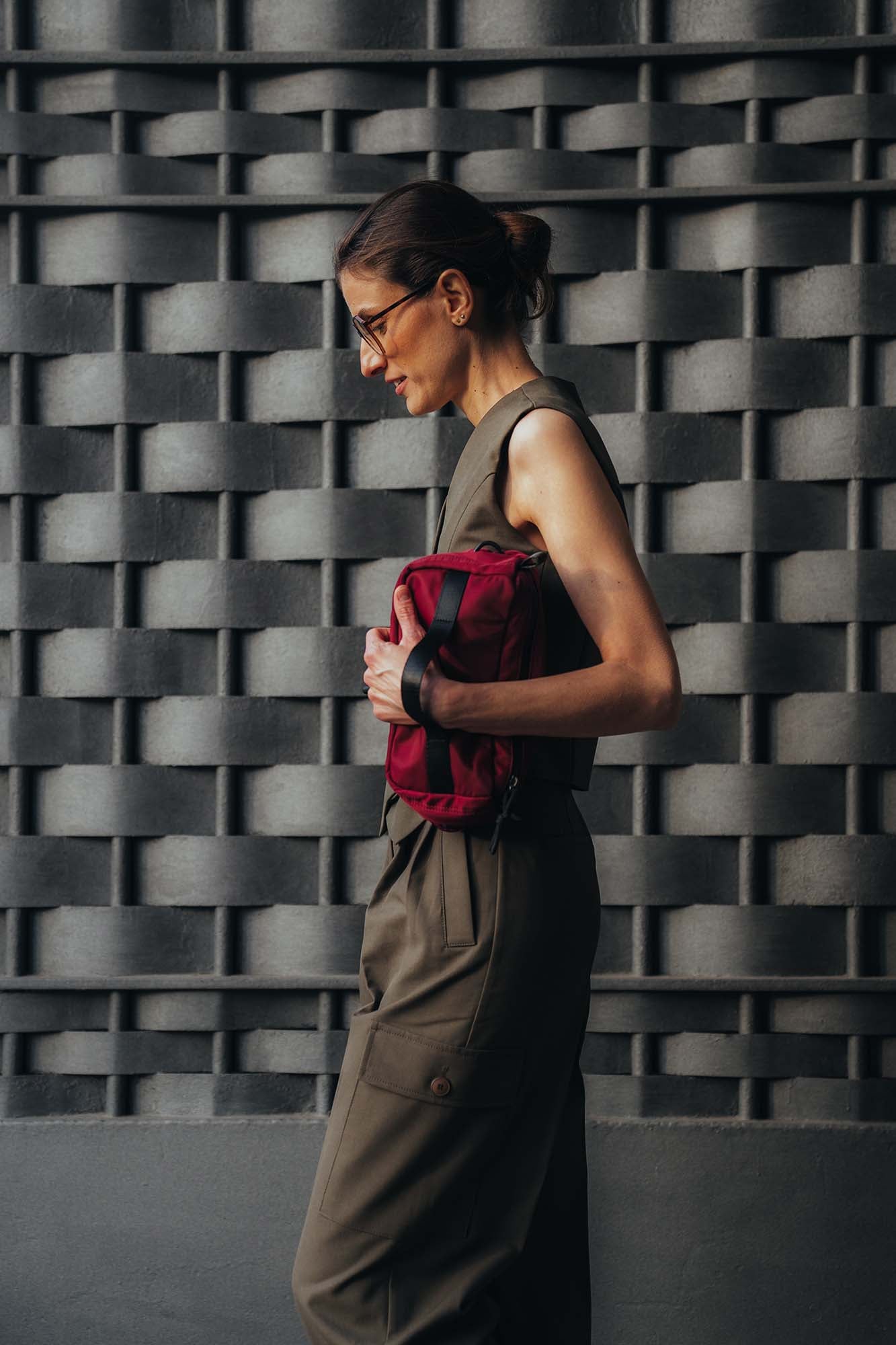 Beauty Bag NYLON Melanzana