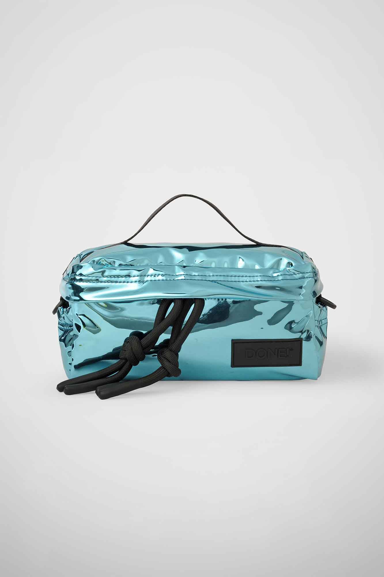 Beauty Bag TPU Azzurro Metallizzato