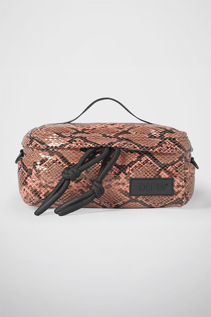 Beauty Bag Stampa pitone rosa