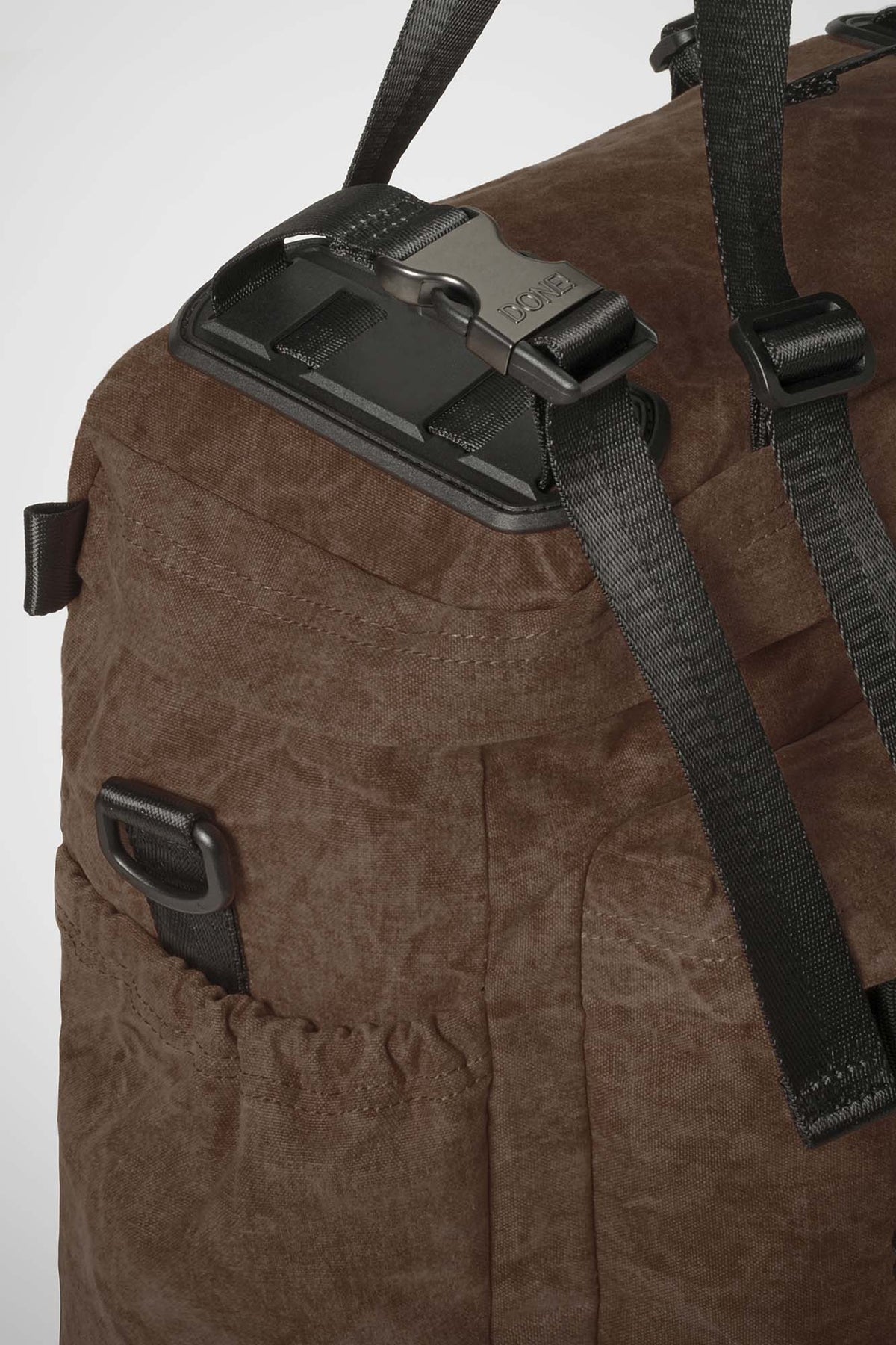 East+West Waxed Canvas M Brown