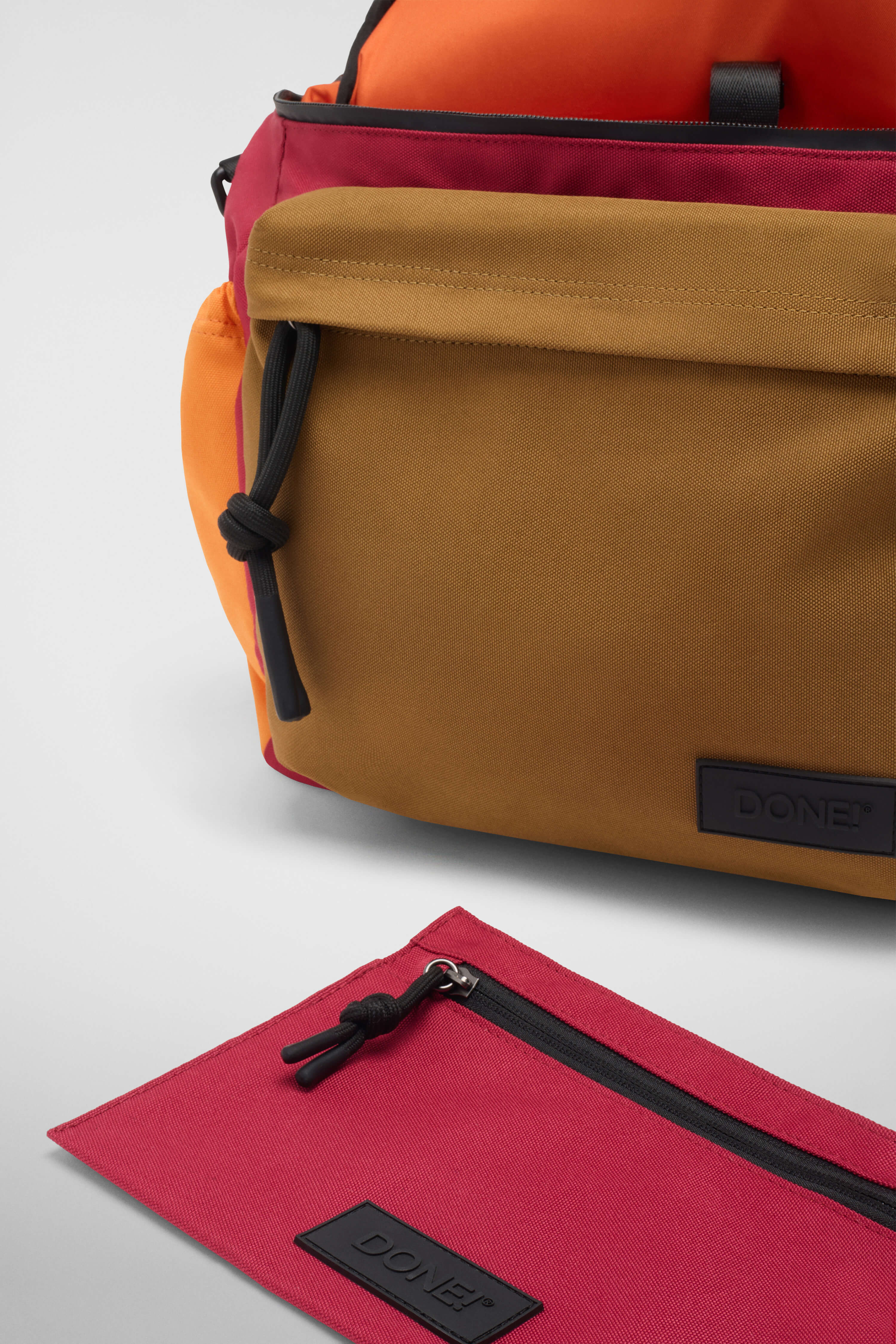 East+West Cordura M Ciliegia Arancio Cammello