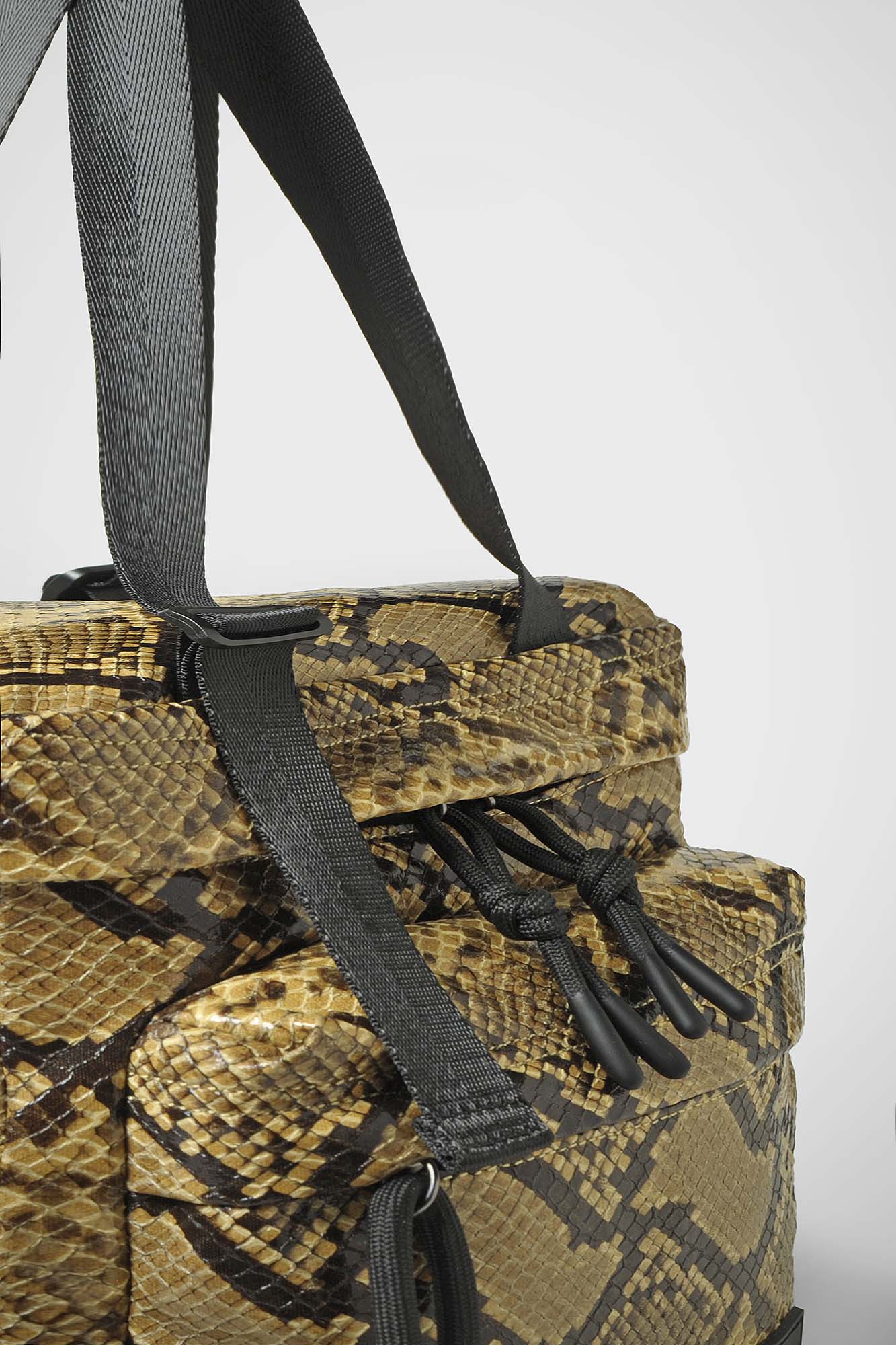 East+West S Natural python print