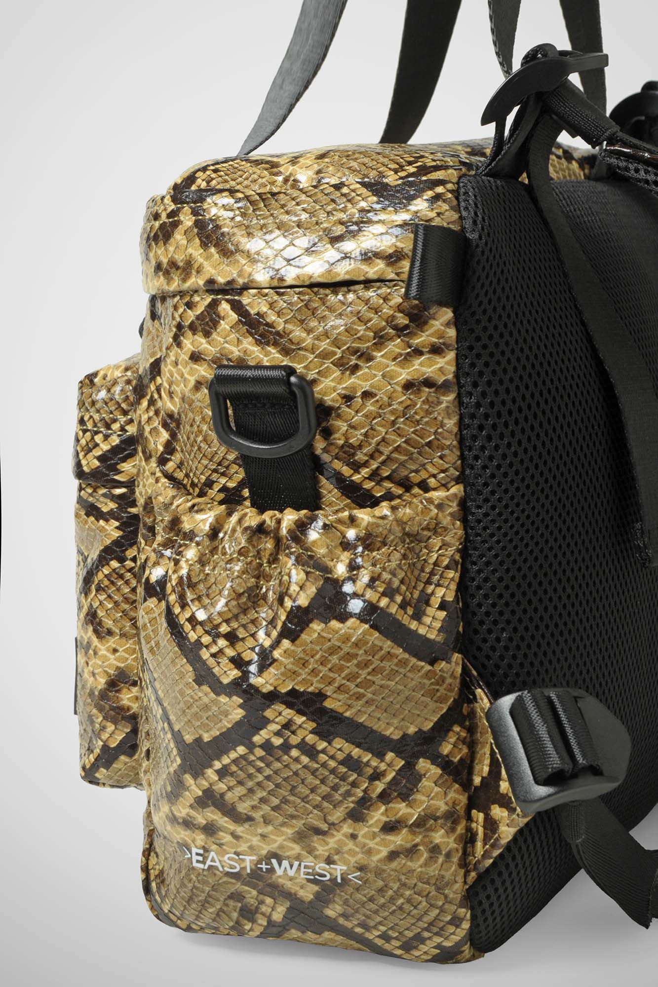 East+West S Natural python print
