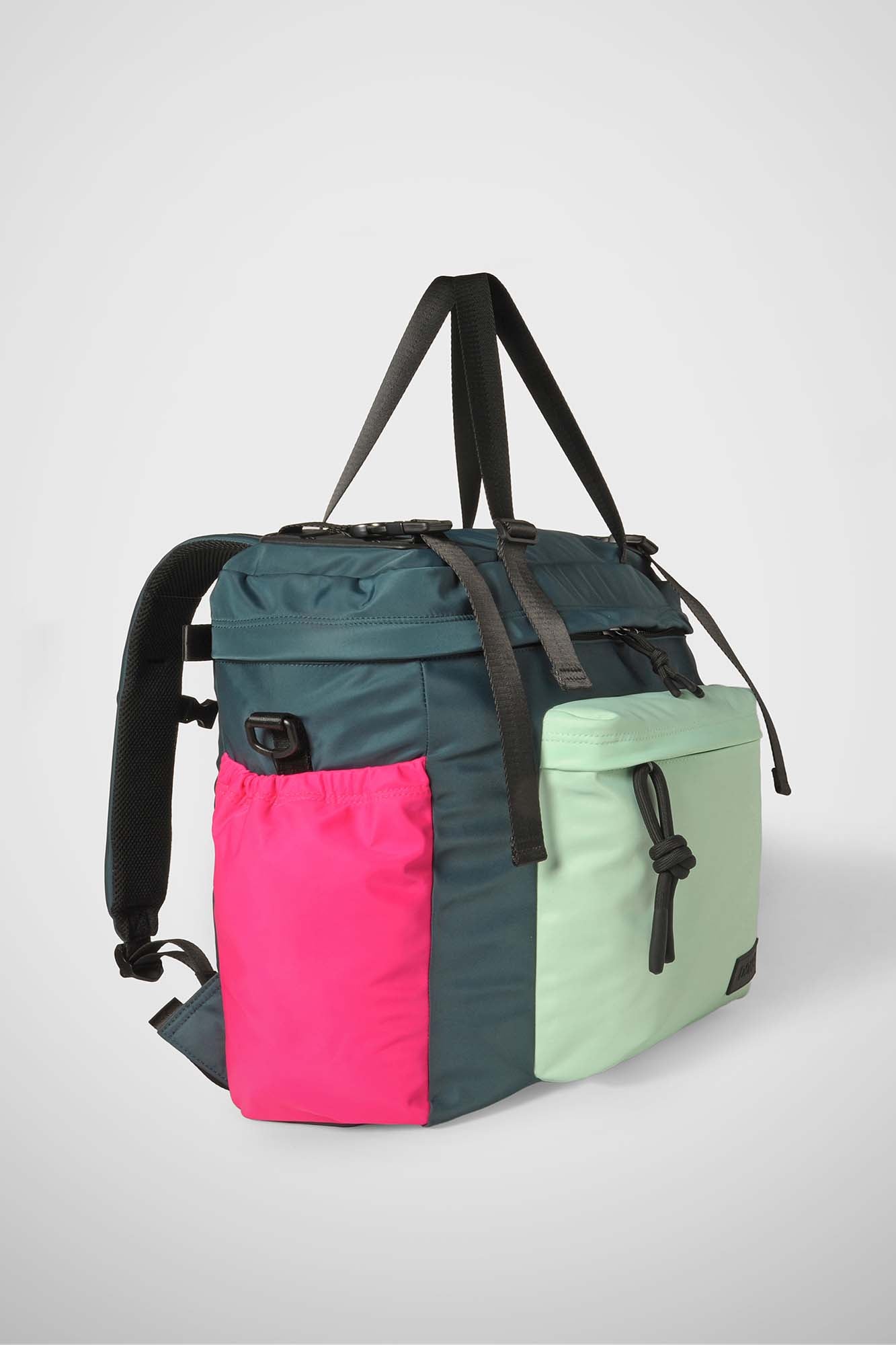 East+West Nylon L PETROL BLUE TURQUOISE FUCHSIA