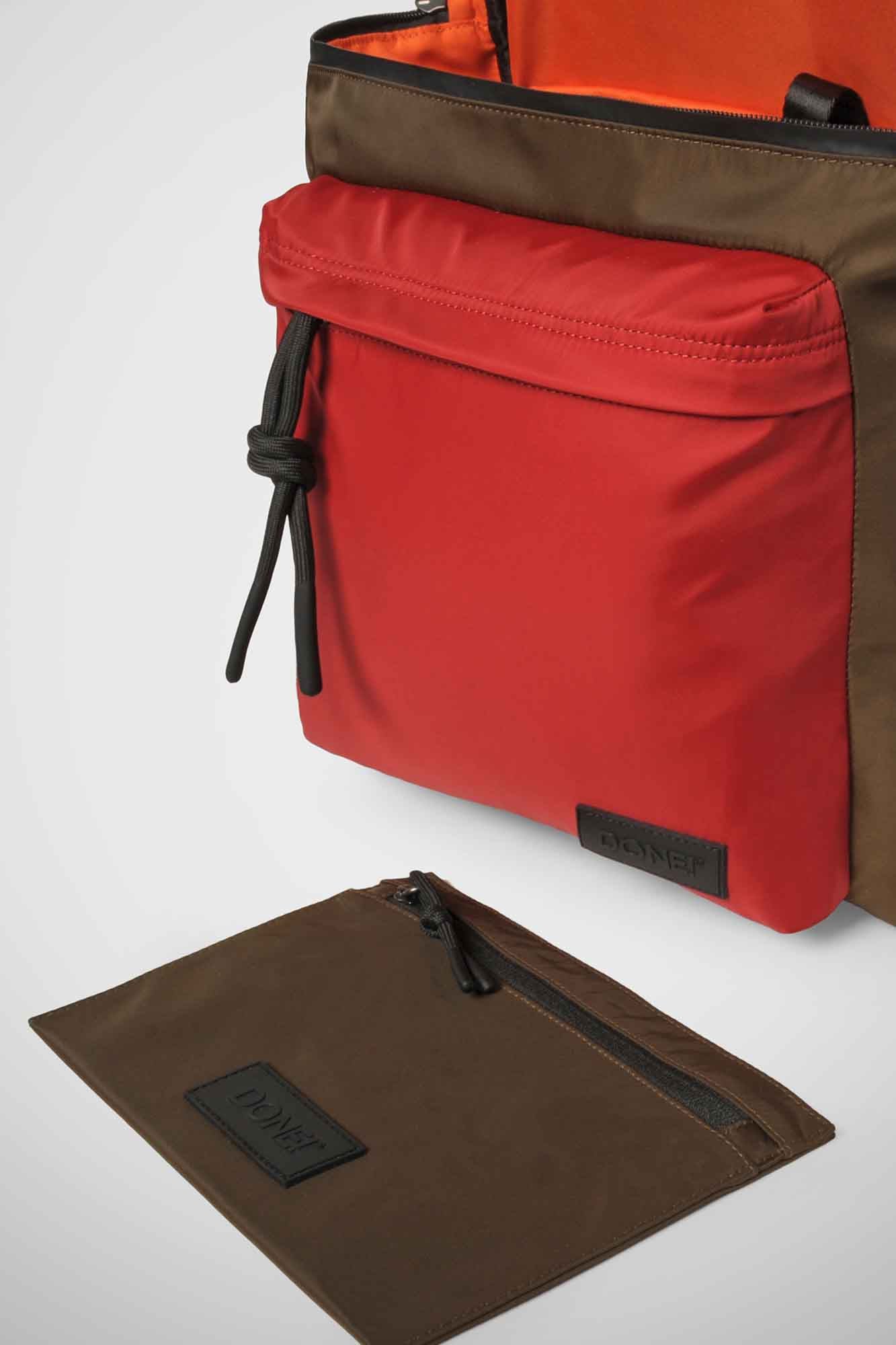 East+West Nylon L Verdone Fango Rosso