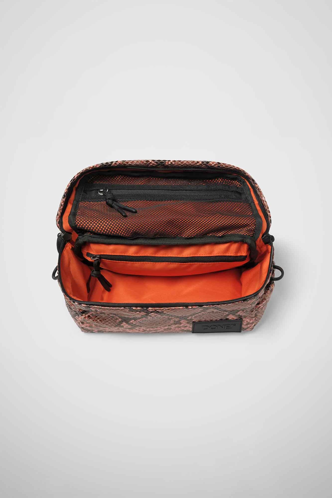 Beauty Bag Stampa pitone rosa