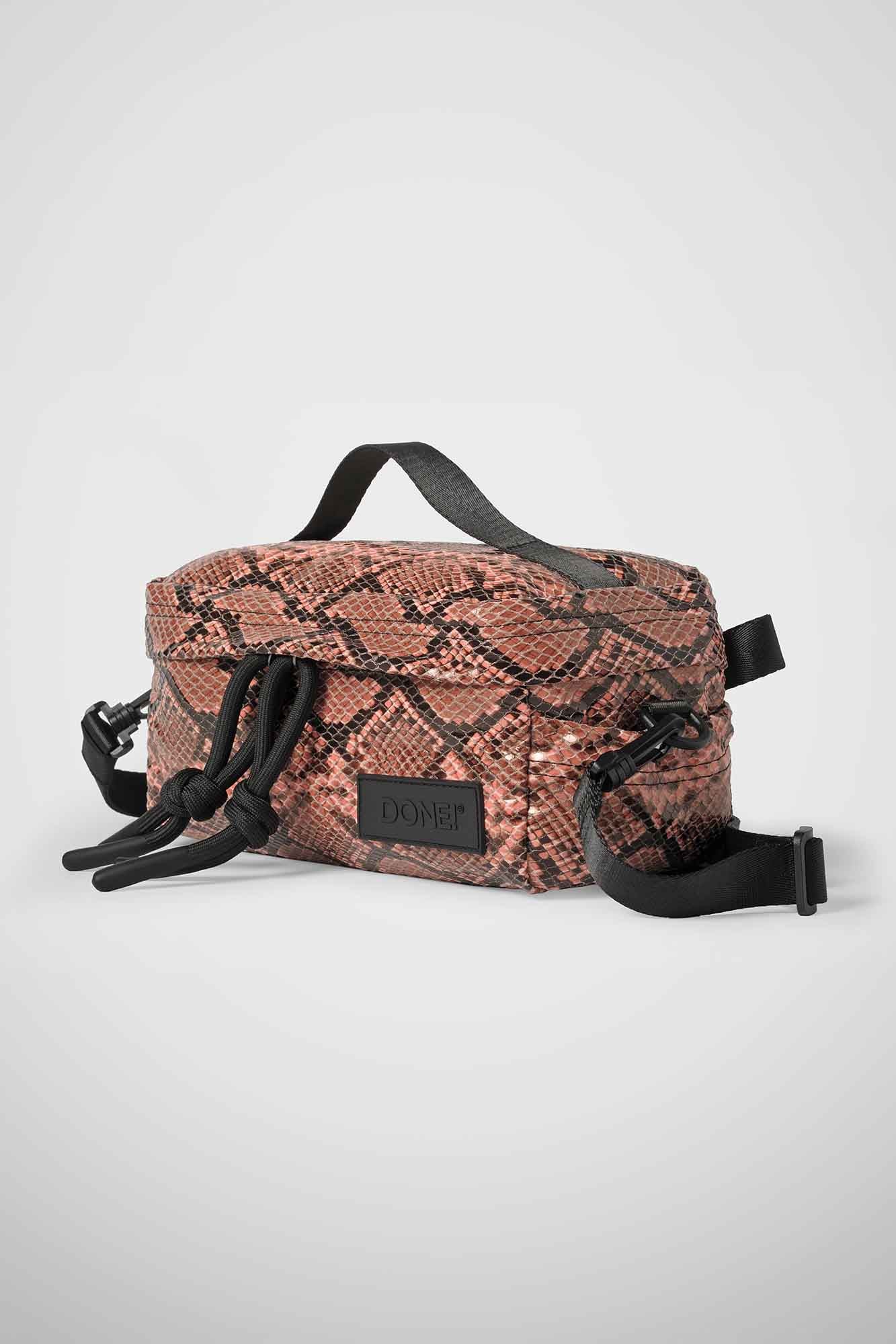 Beauty Bag Stampa pitone rosa