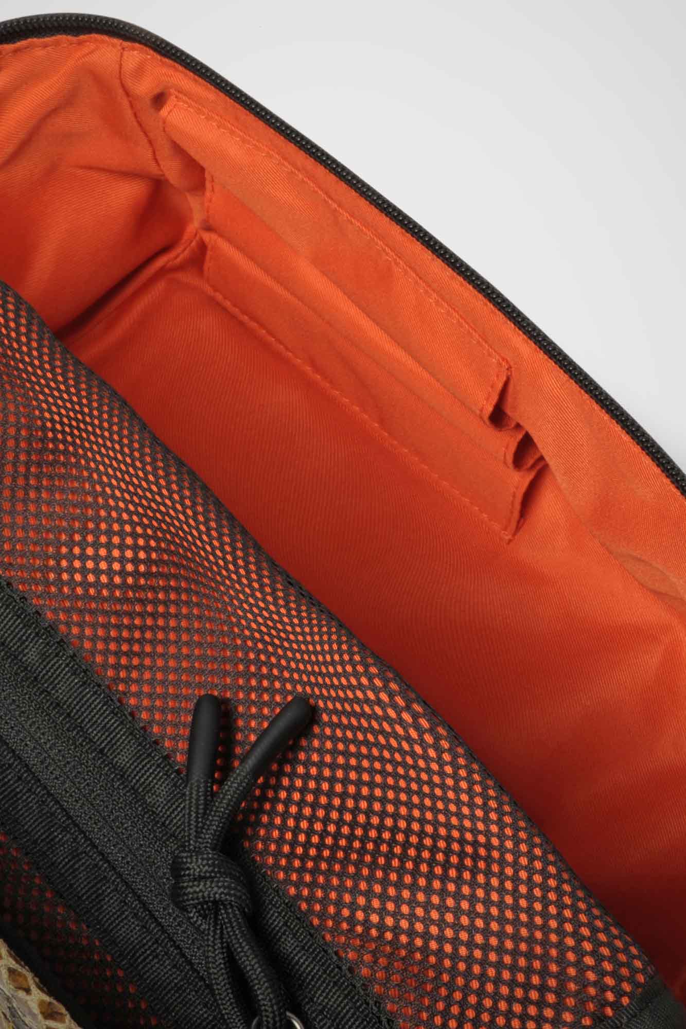 Beauty Bag Stampa pitone naturale