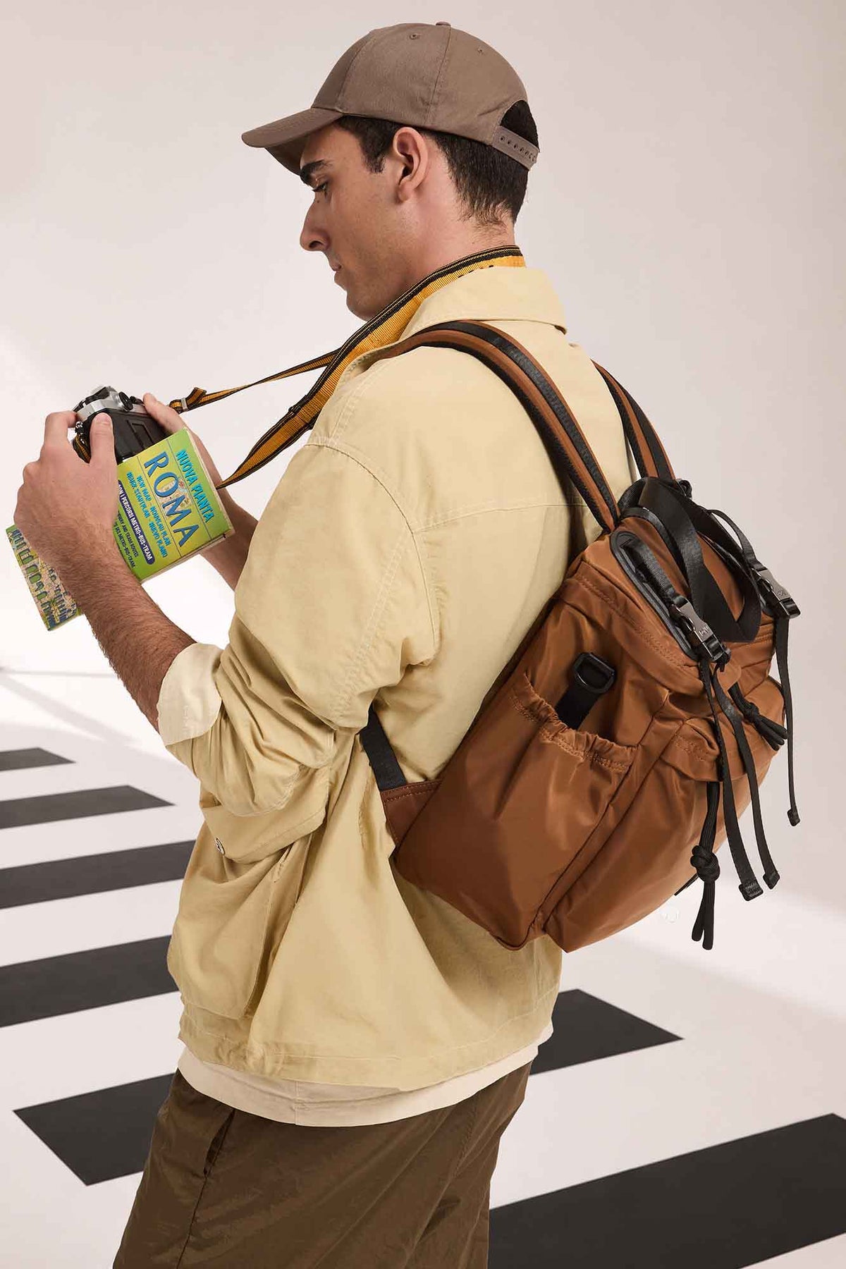 イースト+ウェスト ナイロンM ペトロール