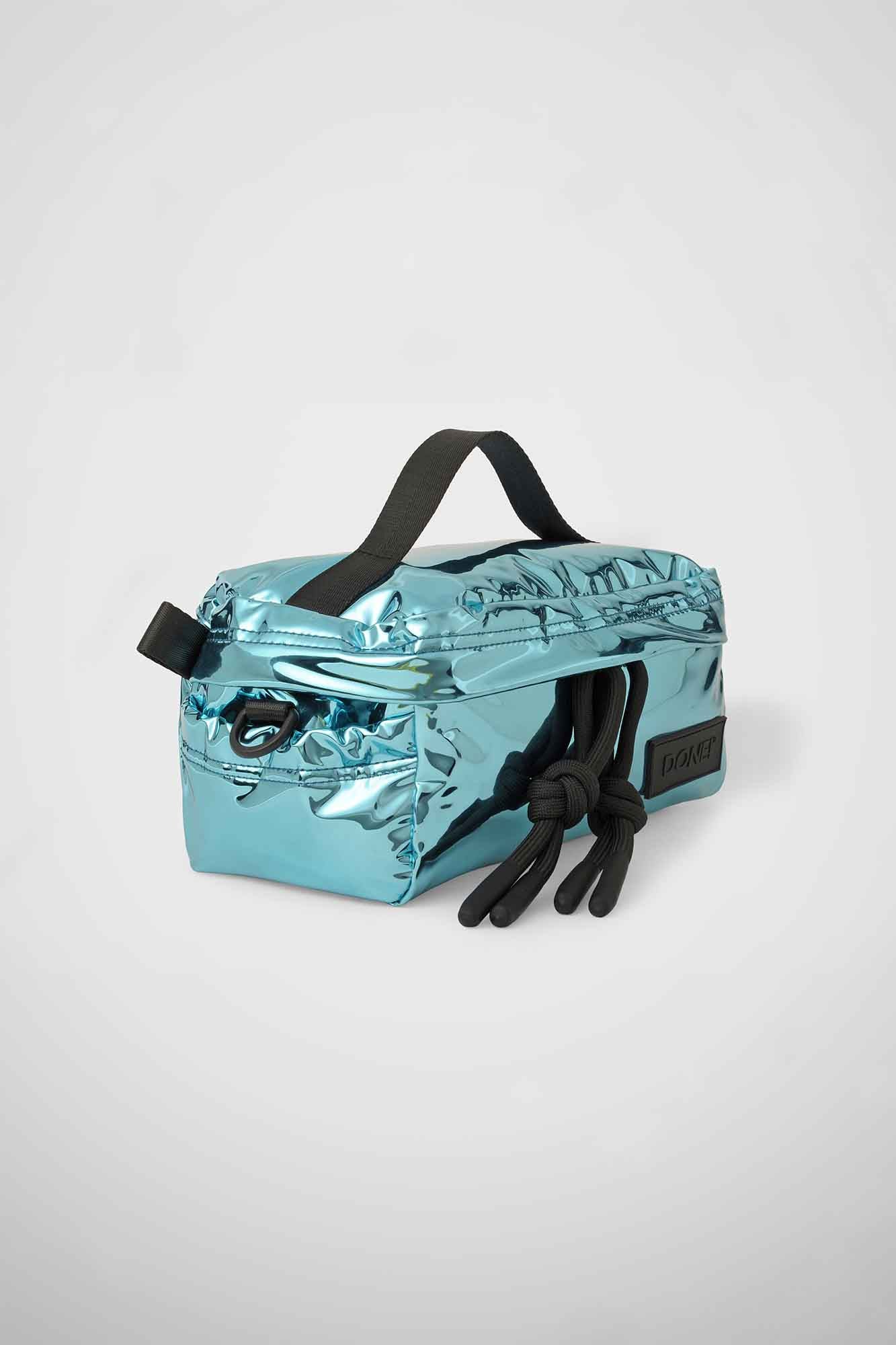 Beauty Bag TPU Azzurro Metallizzato