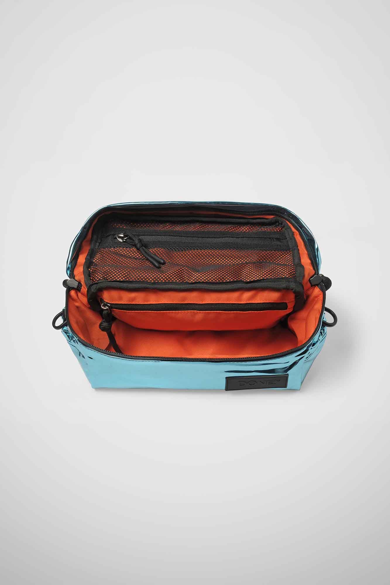 Beauty Bag TPU Azzurro Metallizzato