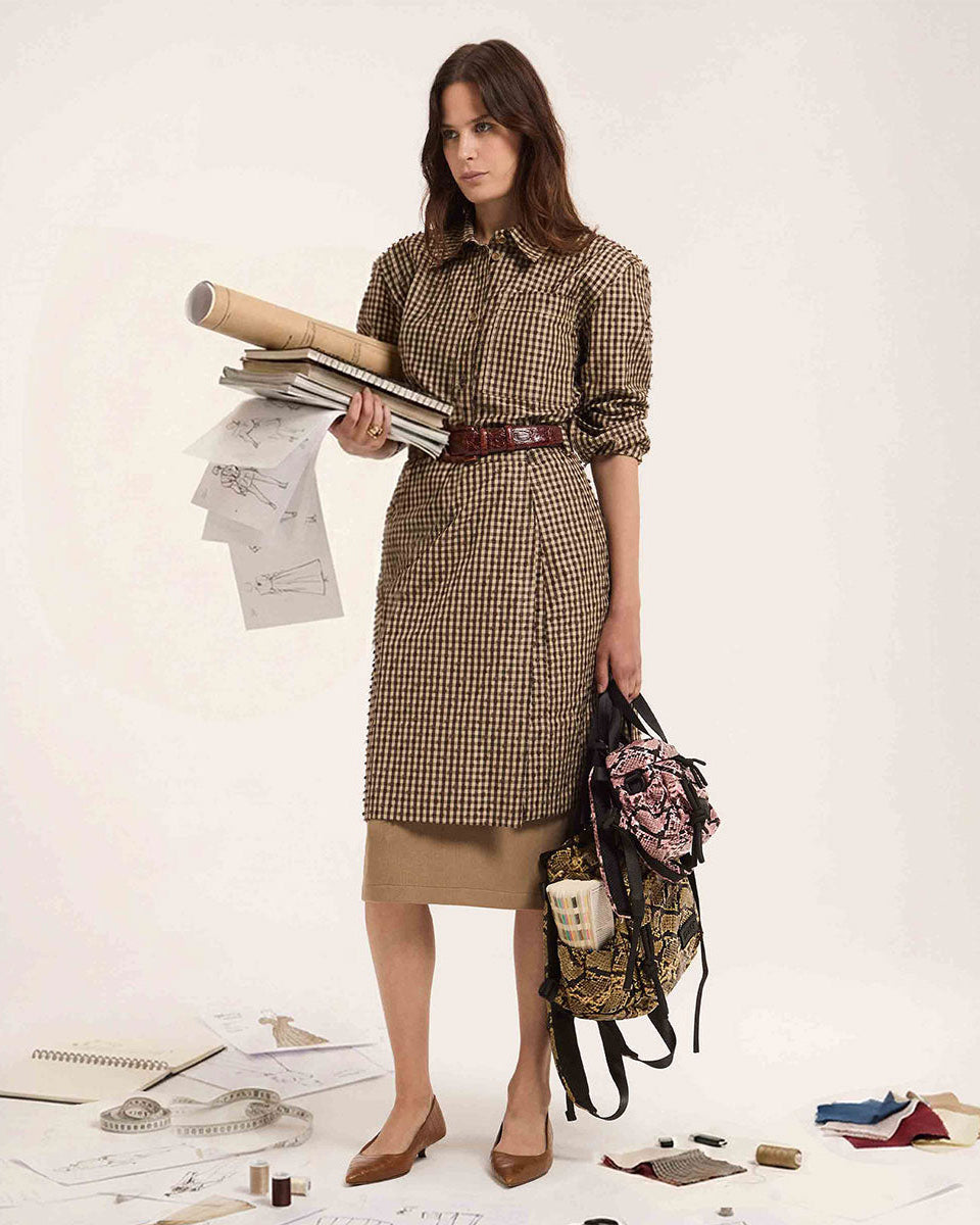 East+West S Stampa Pitone Naturale