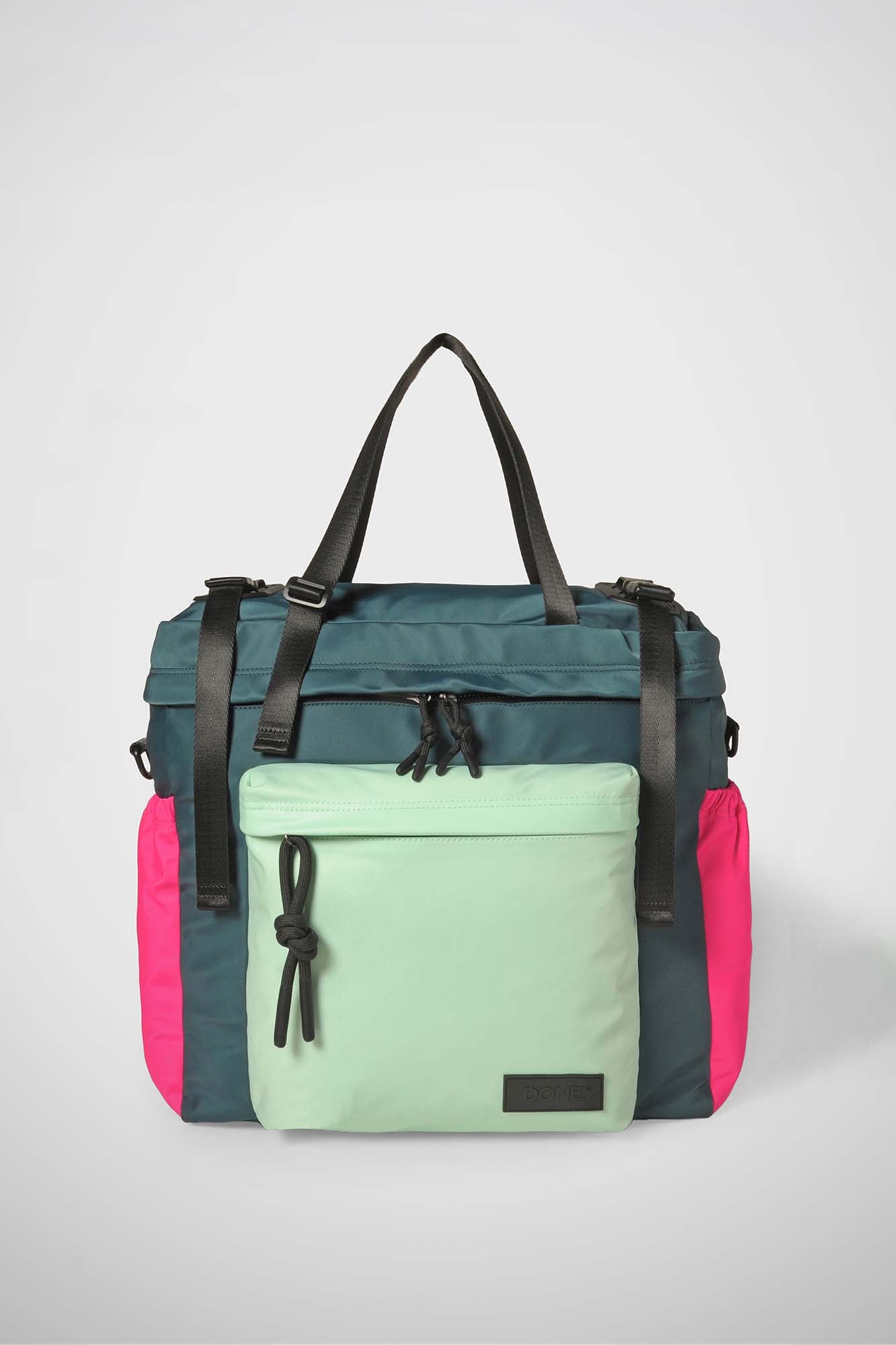 East+West Nylon L PETROL BLUE TURQUOISE FUCHSIA