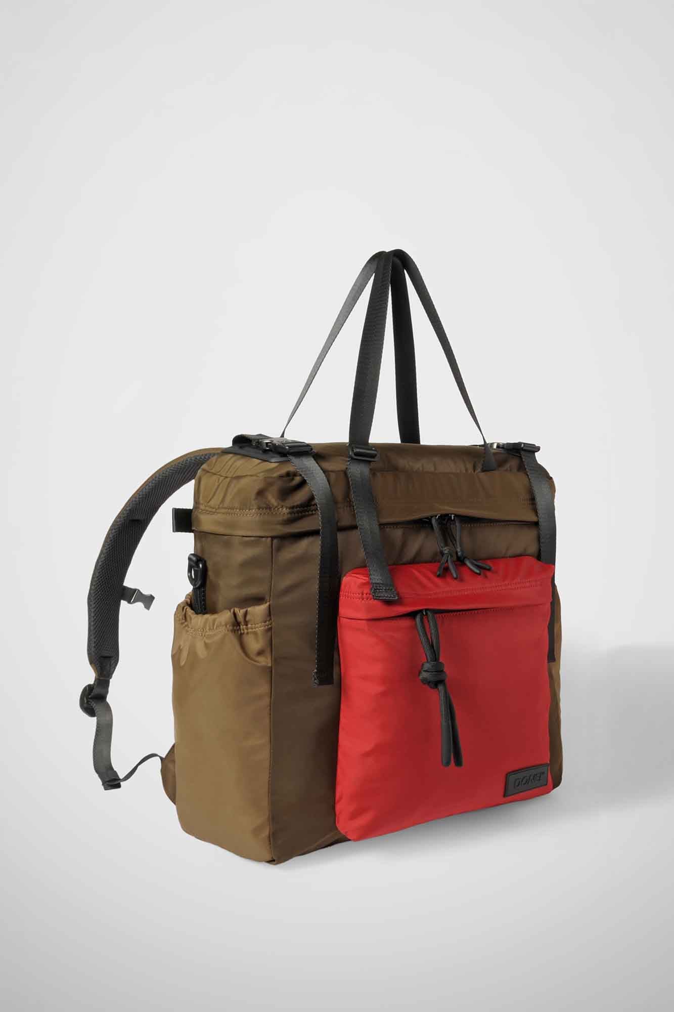 East+West Nylon L Verdone Fango Rosso