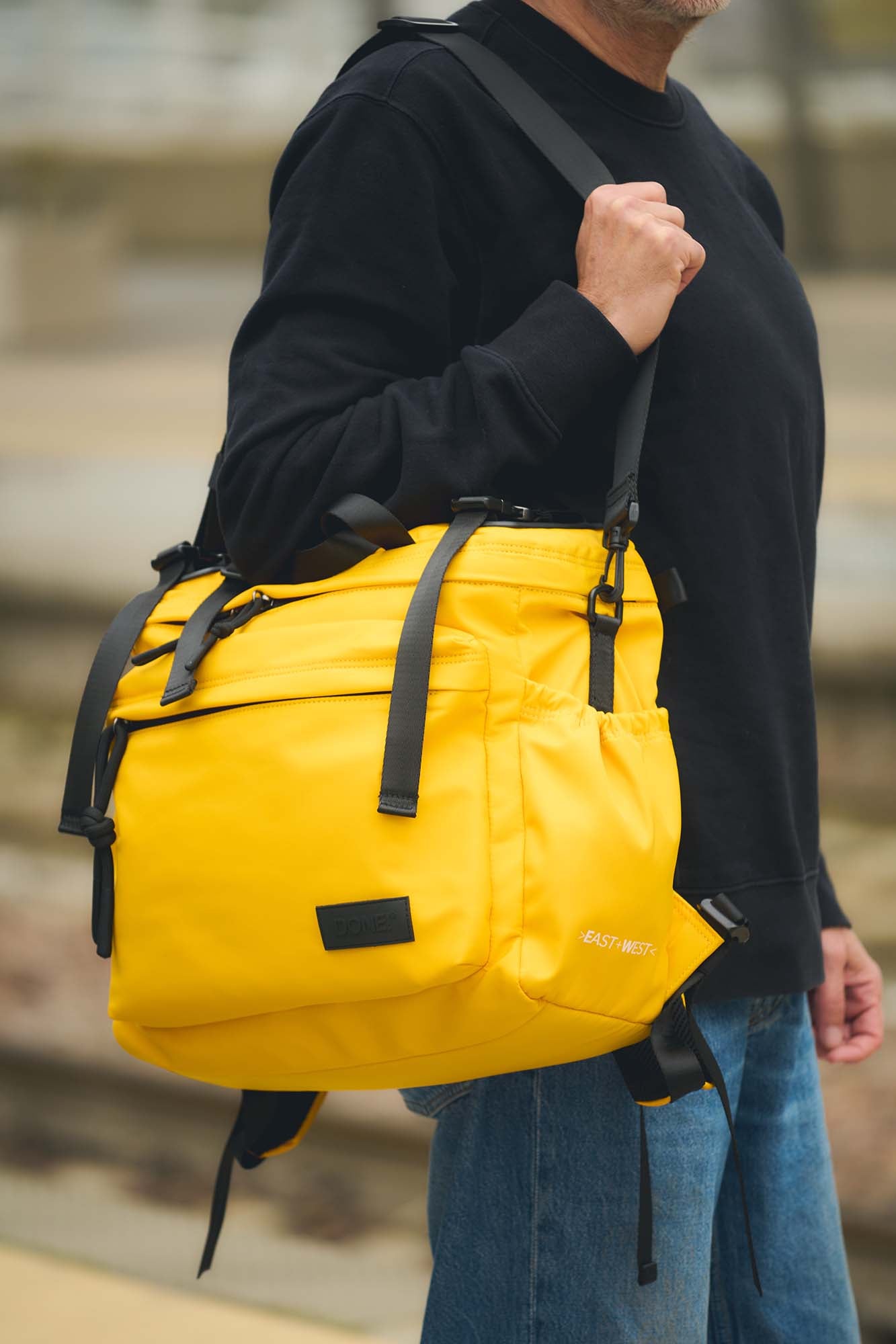 イースト+ウエスト ナイロン M イエロー