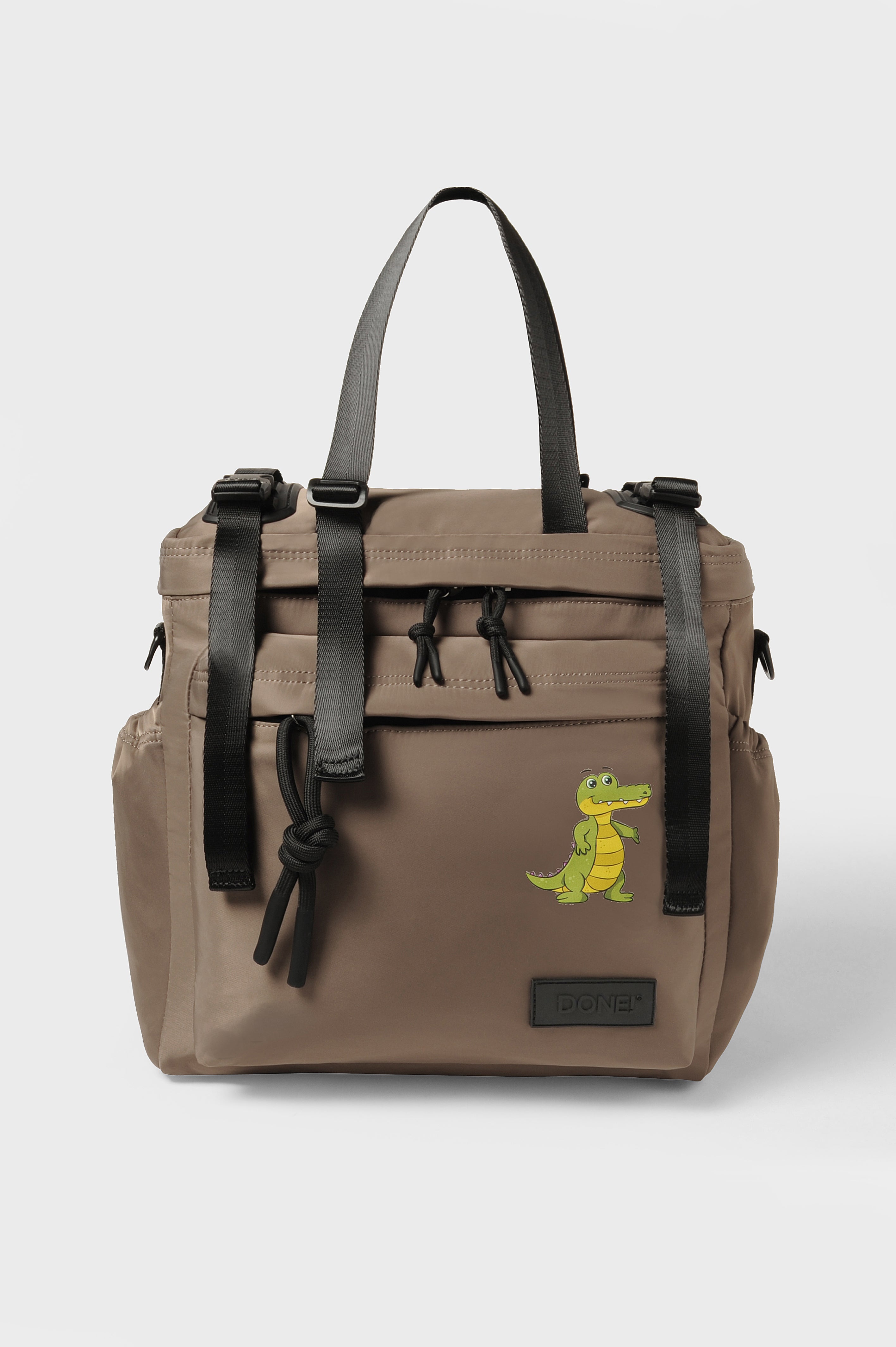 East+West Nylon M Grigio Coccodrillo